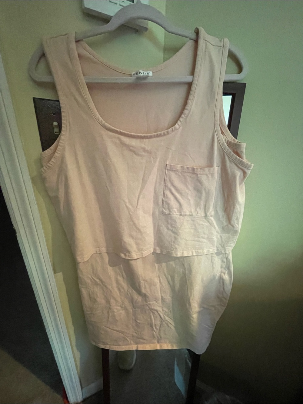 VENUS Light Pink Sleeveless Tank dress